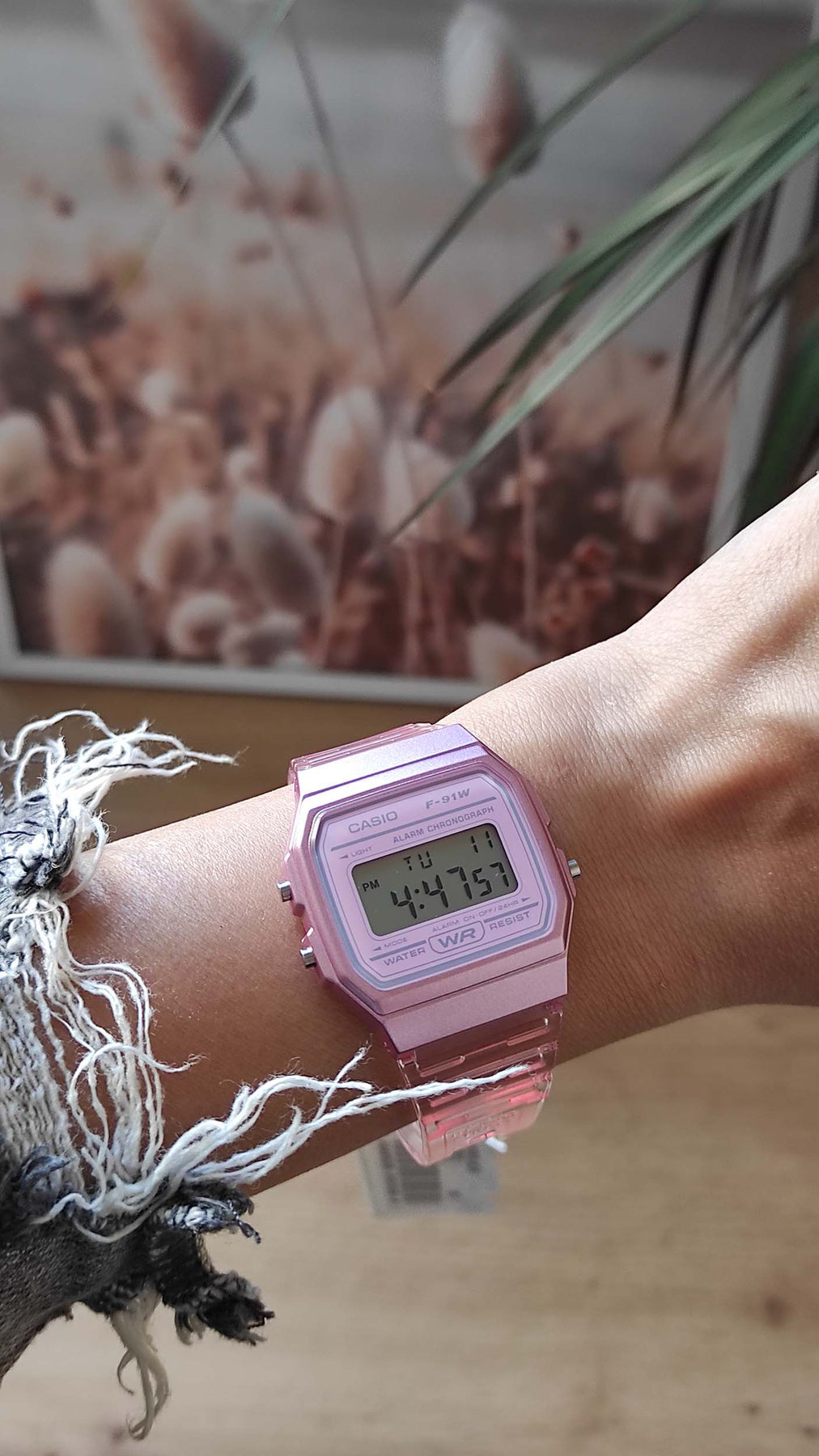 Casio Damenuhr – F-91WS-4