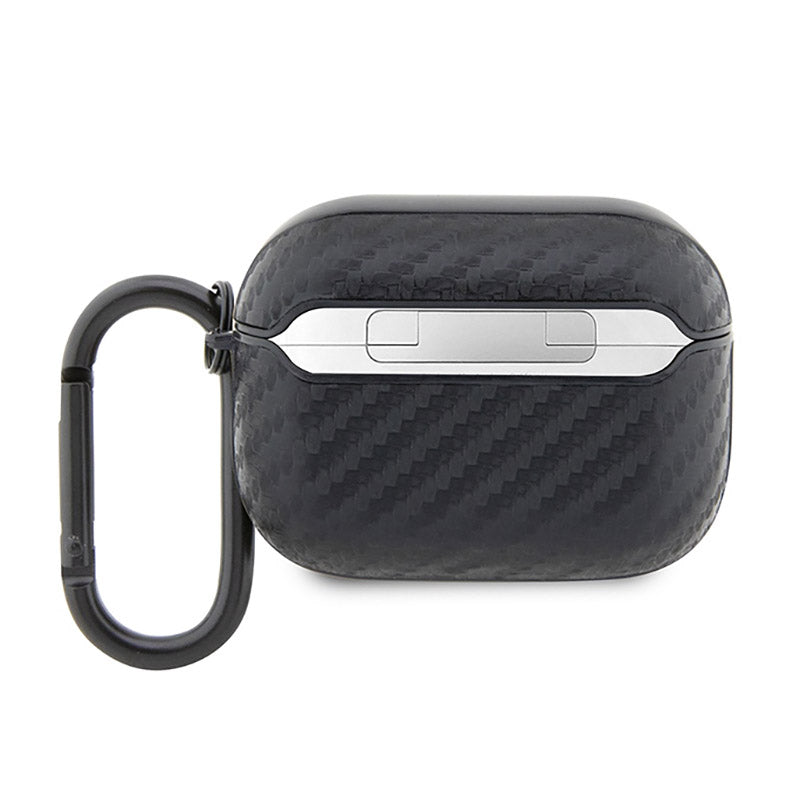 BMW Carbon Double Metal Logo - Hülle für AirPods Pro (schwarz) – Produktabbildung 2
