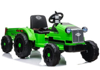 LEAN CARS Traktor mit Anhänger YSA021A Grün