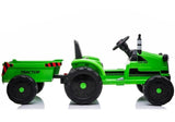 LEAN CARS Traktor mit Anhänger YSA021A Grün – Produktabbildung 7