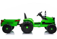 LEAN CARS Traktor mit Anhänger YSA021A Grün – Produktabbildung 7