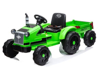 LEAN CARS Traktor mit Anhänger YSA021A Grün – Produktabbildung 8
