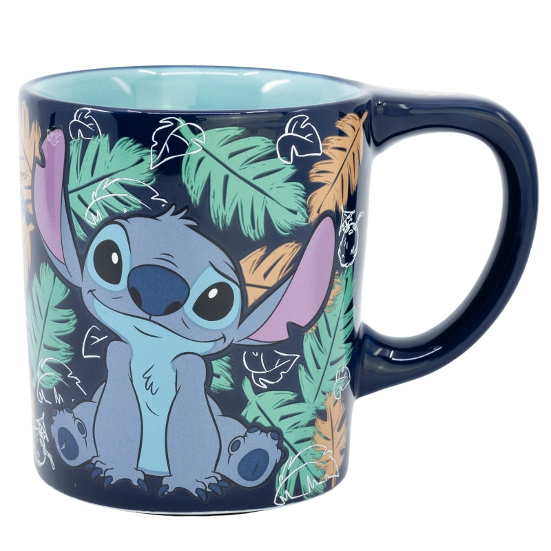 Disney Stitch - Dropsafe Untipable Keramikbecher aus der Kollektion Ohana 300 ml