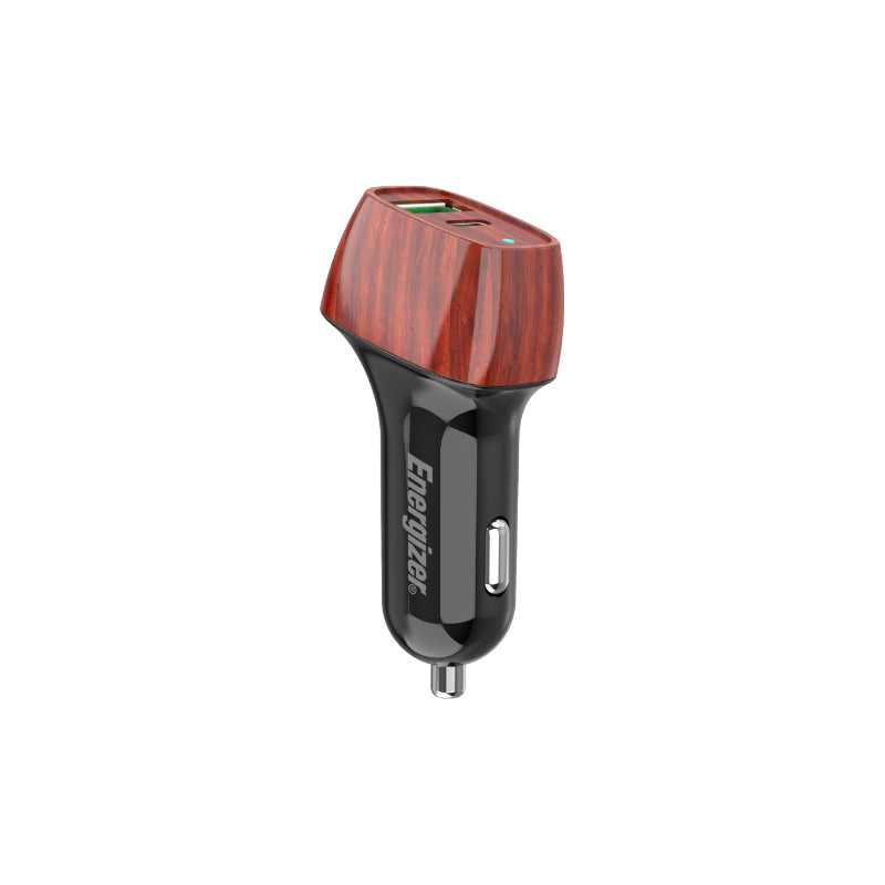 Energizer Ultimate - USB-C a USB-A 38W PD + Autoladegerät QC3.0 (ořech)
