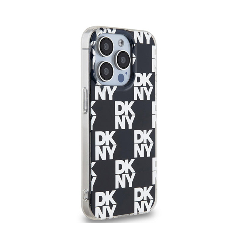 DKNY IML Checkered Mono Pattern - Hülle für iPhone 15 Pro Max (schwarz) – Produktabbildung 4