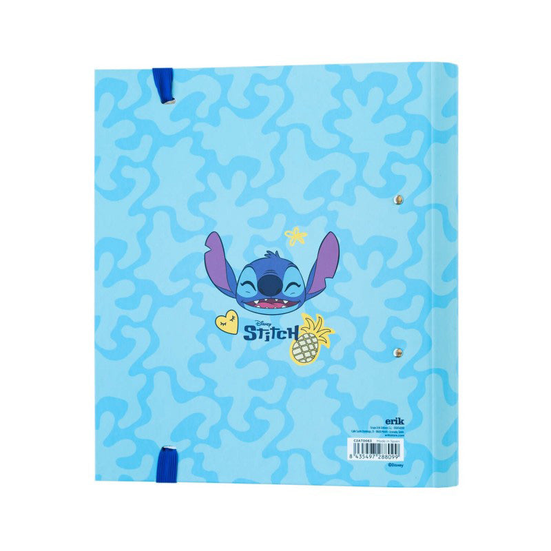 Disney Stitch - Organizer A4 aus der Kollektion Tropical (2 Ringe, Gummiband) – Produktabbildung 2