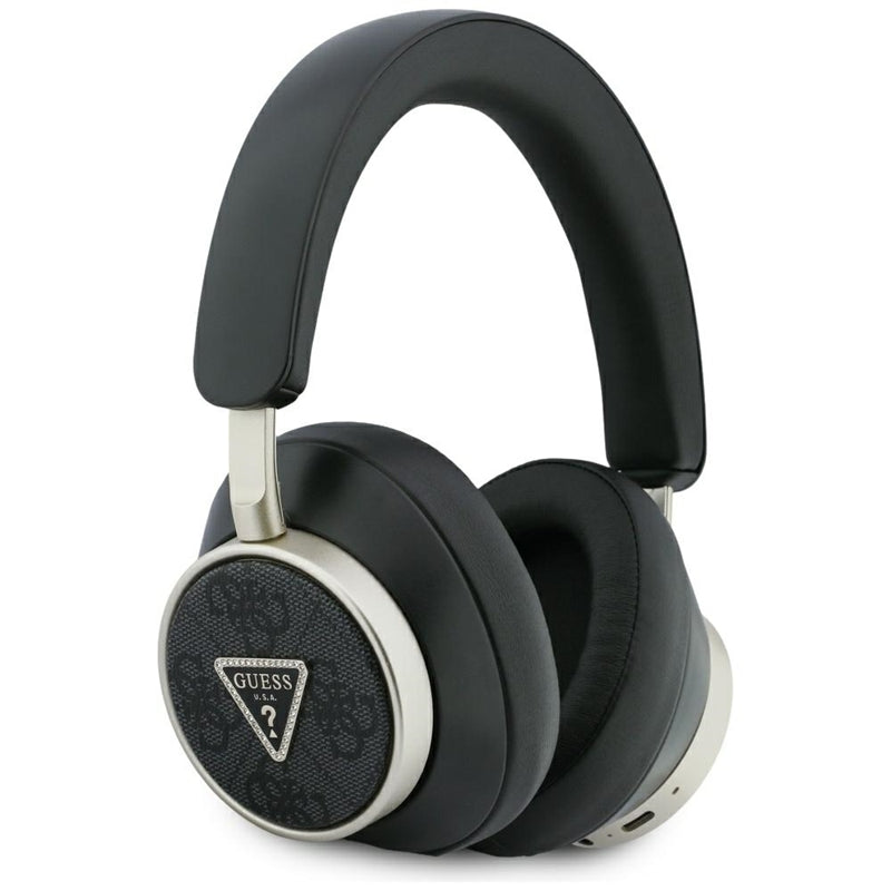 Guess 4G Triangle Logo - kabellose Bluetooth V5.4 ENC Kopfhörer für uši (schwarz)