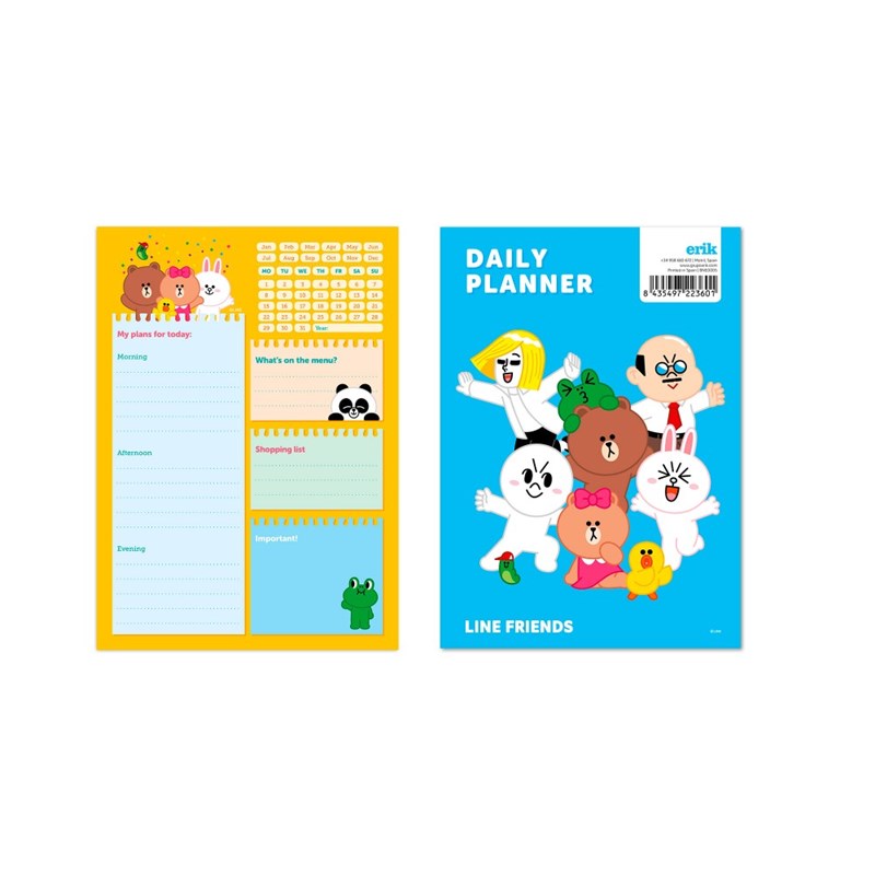 BT21 LINE FRIENDS - Denní plánovač A5