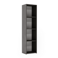 Shelving unit LONI 160x40 cm - colour Grey
