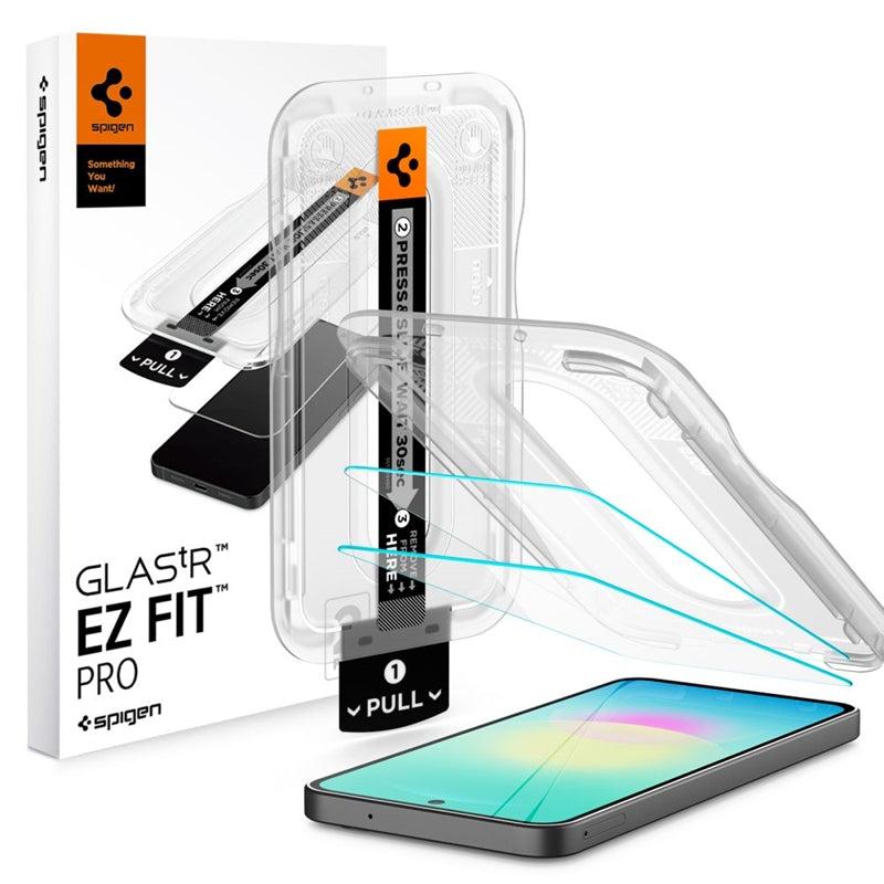 Spigen GLAS.TR EZ Fit Pro 2-Packung - gehärtetes Glas für Samsung Galaxy A27 5G (2 Stk.)