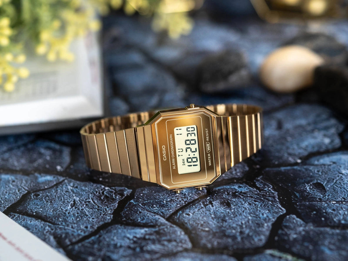 Casio Unisexuhr – A700WEVG-9A