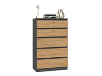 Kommode Malwa M5 ANTHRAZIT ARTISAN – Produktabbildung 2