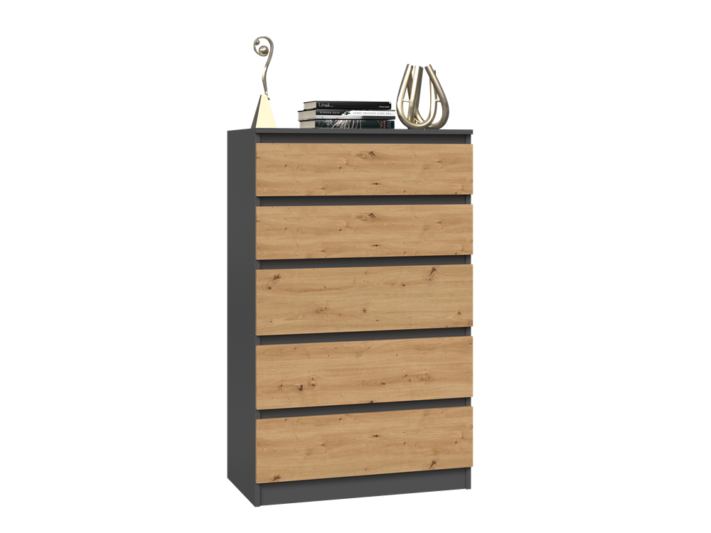 Kommode Malwa M5 ANTHRAZIT ARTISAN – Produktabbildung 2
