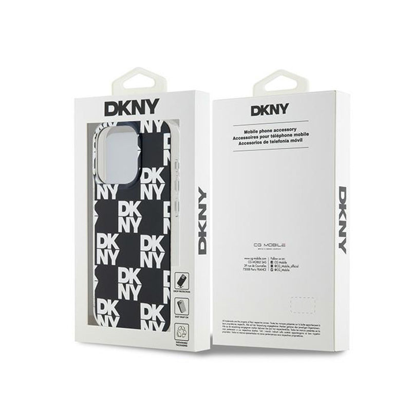 DKNY IML Checkered Mono Pattern - Hülle für iPhone 15 Pro Max (schwarz) – Produktabbildung 8