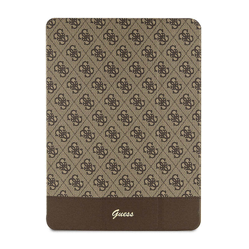 Guess 4G Stripe Allover - Hülle für iPad Pro 12,9" (2020-2022) (braun)