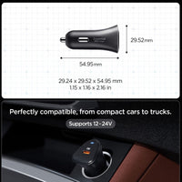 Spigen Essential EV301 - USB-C PD 3.0 PPS 30W Autoladegerät (schwarz) – Produktabbildung 7