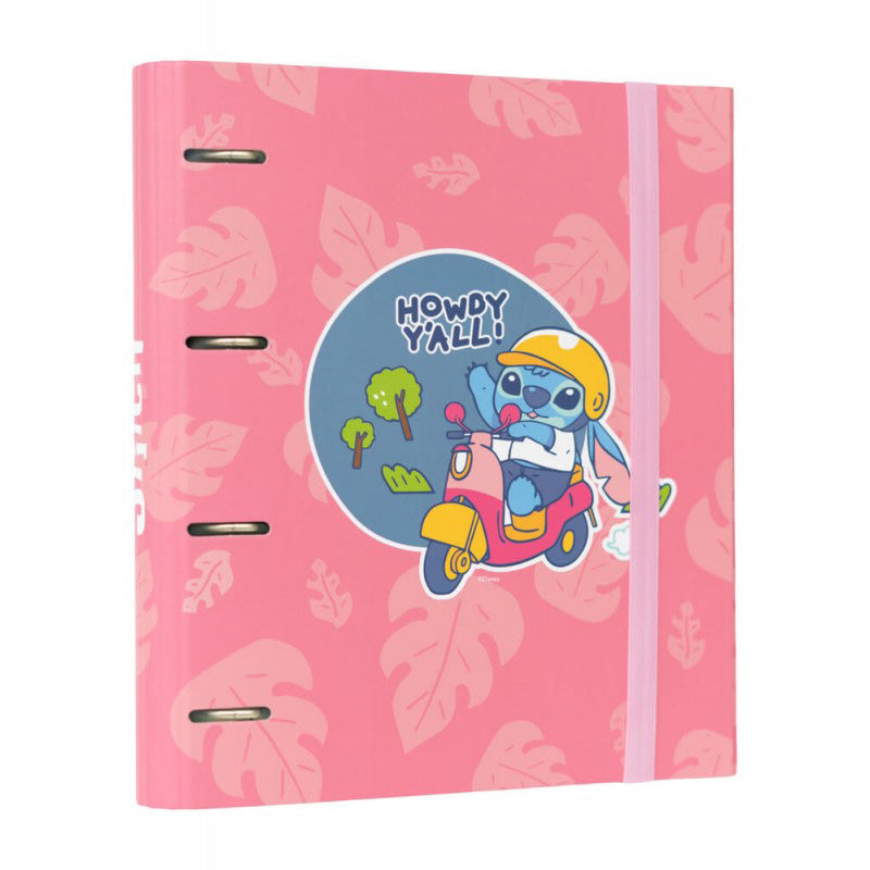 Disney Stitch - Organizer A4 (4 Ringe, Gummiband)