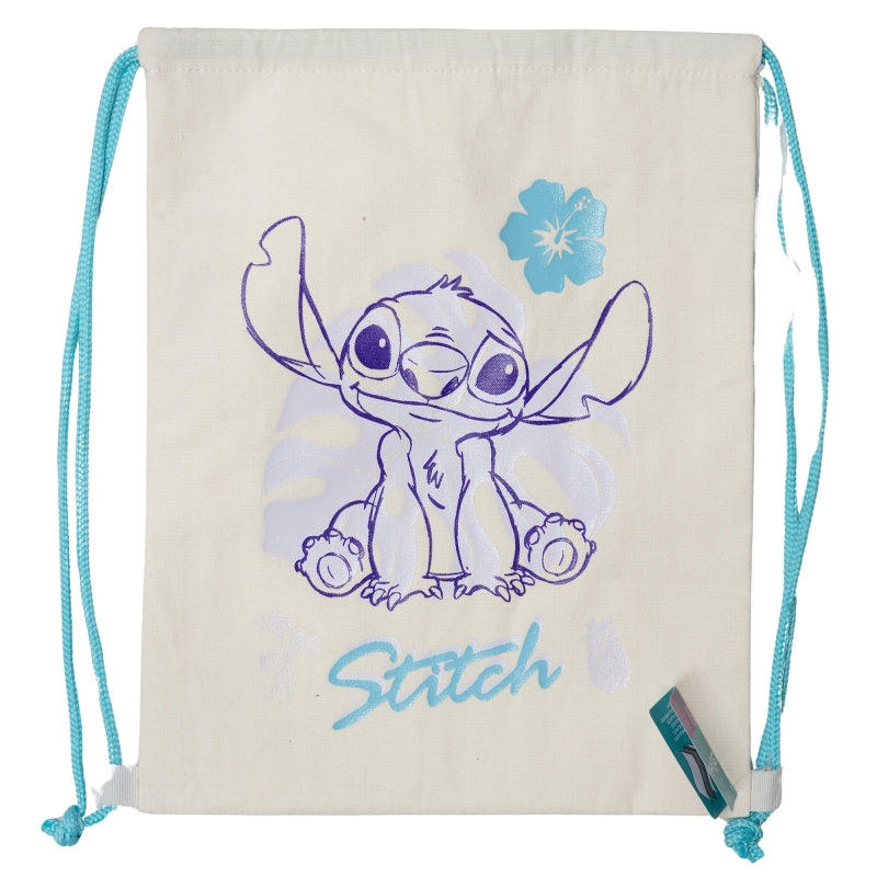 Disney Stitch - Rucksack/Tasche se stahovací šňůrkou (30 x 40 cm)