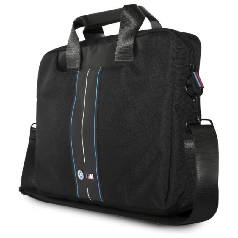 BMW Nylon Blue Stripe - Bolsa para portátil 16" (Negro) – Produktabbildung 2