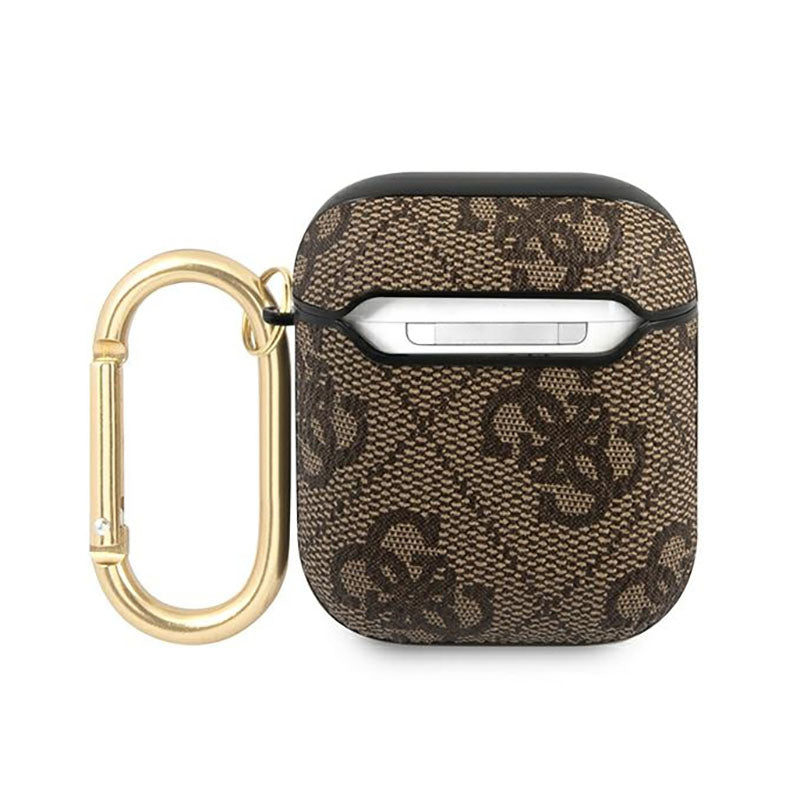 Guess 4G Sctript Metal Collection - Hülle für Apple AirPods 1/2 gen (braun) – Produktabbildung 2