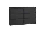 Kommode Malwa M6/120 SCHWARZ