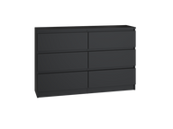 Kommode Malwa M6/120 SCHWARZ
