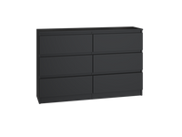 Kommode Malwa M6/120 SCHWARZ