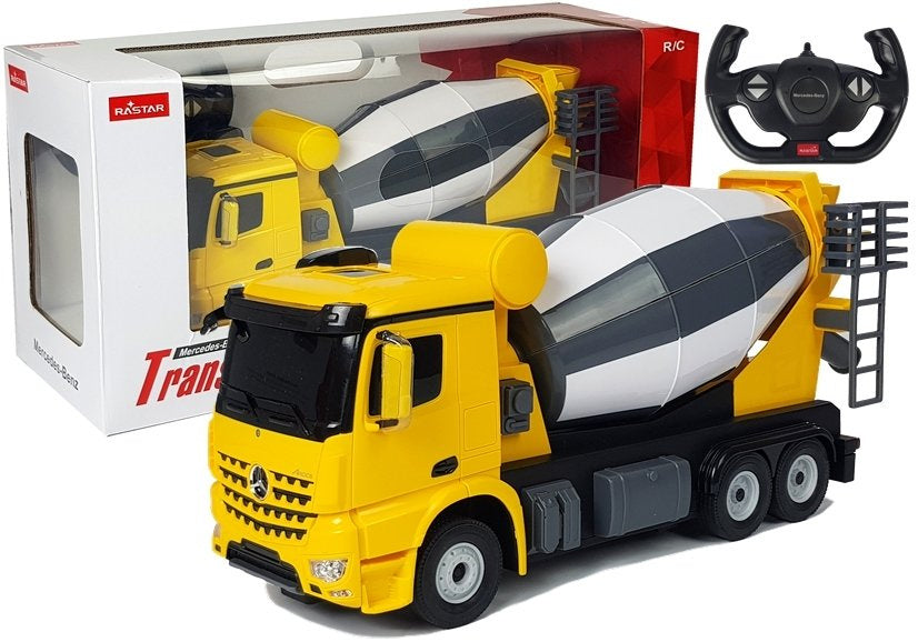 Auto RC Mercedes-Benz Arocs Rastar 1:14 Gelb