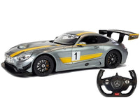 Auto R/C Mercedes AMG GT3 Rastar 1:14 Grau – Produktabbildung 2