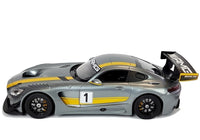 Auto R/C Mercedes AMG GT3 Rastar 1:14 Grau – Produktabbildung 6
