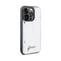 Guess Sequin Script Metal - Hülle für iPhone 14 Pro Max (silber) – Produktabbildung 4