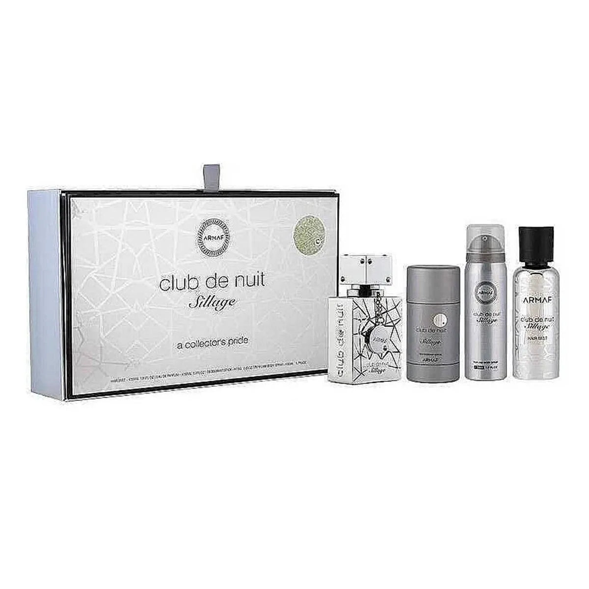 Armaf Club De Nuit Sillage Eau De Parfum 30un Spray Hair Mist 55ml Desodorante Stick 75ml Spray Corporal