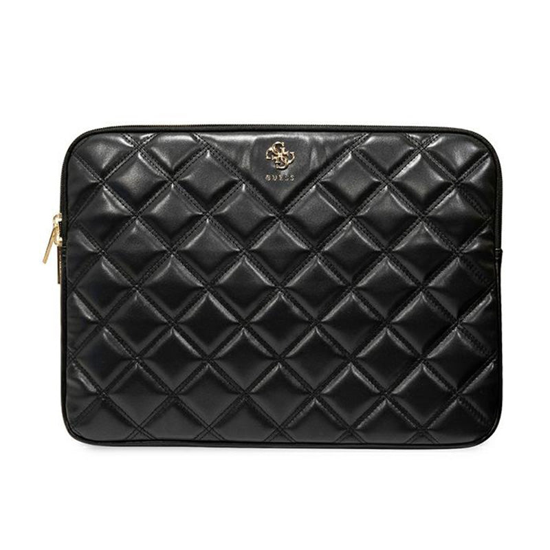 Guess Quilted 4G Sleeve – Laptop-Hülle 13" / 14" (schwarz)