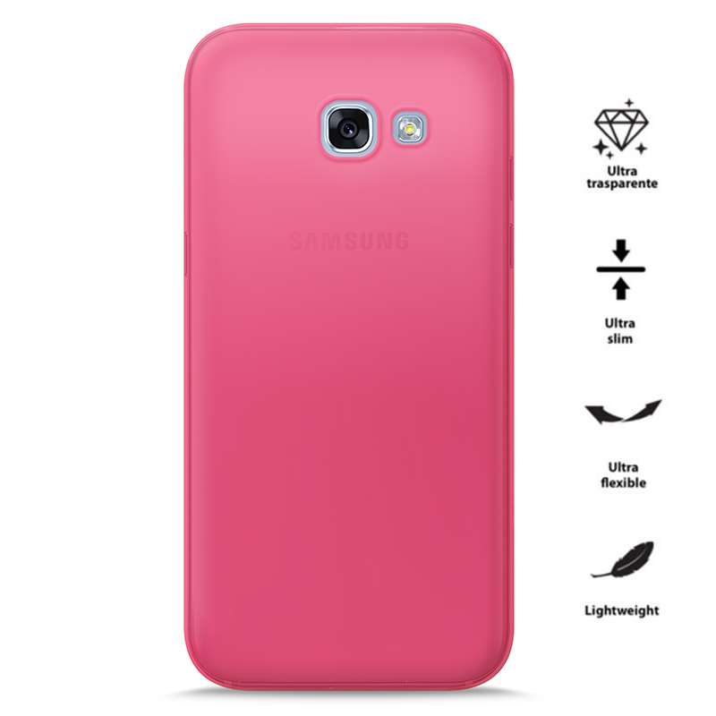 PURO 0.3 Nude - Hülle für Samsung Galaxy A3 (2017) (Fluo Pink)