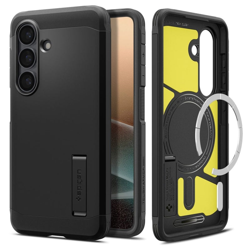 Hülle Spigen Tough Armor MagSafe für Samsung Galaxy S26 (schwarz) – Produktabbildung 2