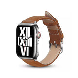 Crong Noble Band - Armband aus pravé Leder für Apple Watch 44/45/46/49 mm (mocha) – Produktabbildung 2