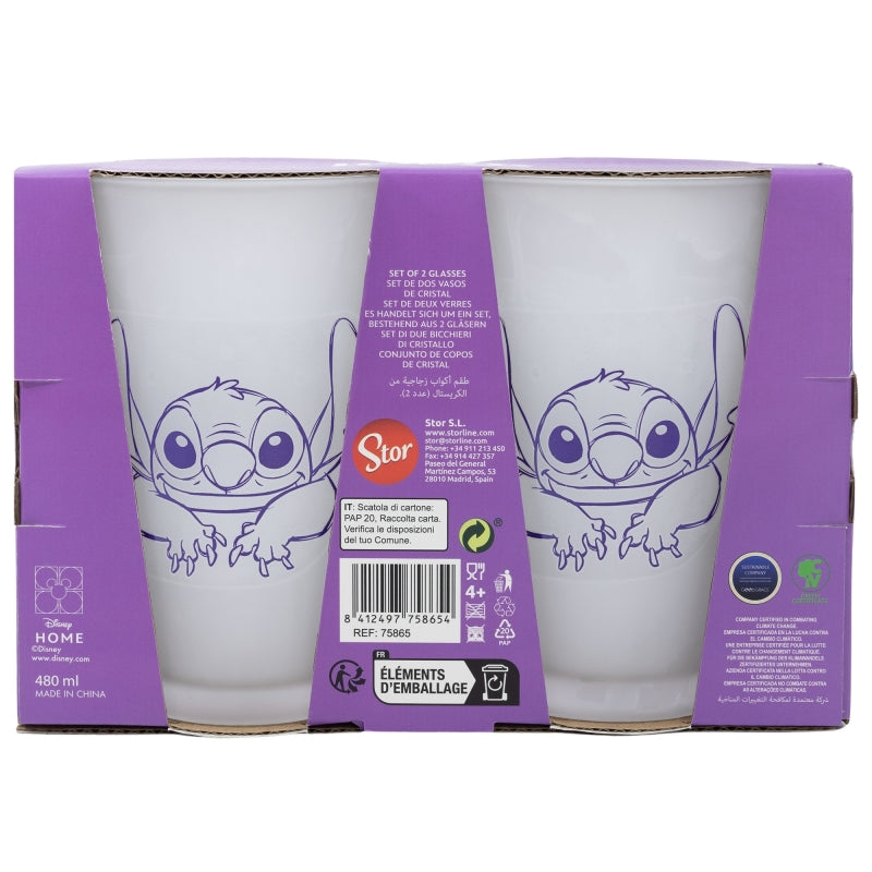 Disney Stitch - 2er-Set Gläser in dekorativen Box (490 ml) – Produktabbildung 2