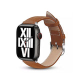 Crong Noble Band - Armband aus pravé Leder für Apple Watch 44/45/46/49 mm (mocha) – Produktabbildung 3