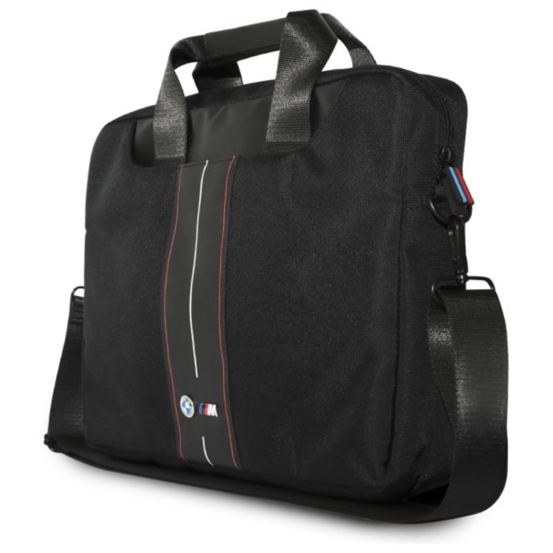 BMW Nylon Red Stripe - Bolsa para portátil 16" (Negro) – Produktabbildung 2
