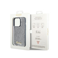 Guess Sequin Script Metal - Hülle für iPhone 14 Pro Max (silber) – Produktabbildung 8