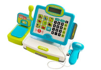 LEAN Toys Kinderkasse Blau mit Korb – Produktabbildung 4