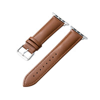 Crong Noble Band - Armband aus pravé Leder für Apple Watch 44/45/46/49 mm (mocha) – Produktabbildung 4