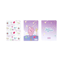 BT21 - Set Hefte A6 COOKY (3 Stück) – Produktabbildung 2
