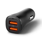 Spigen Essential EV302 – AutoLadegerät 2x USB-A 30W (schwarz) – Produktabbildung 2