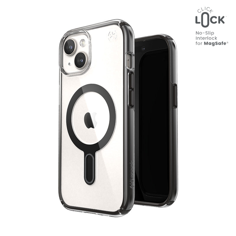 Speck Presidio Perfect-Clear ClickLock & MagSafe - Hülle für iPhone 16e / iPhone 15 / iPhone 14 / iPhone 13
