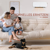 HOMCOM Heizlüfter zur Wandmontage 2000W mit Fernbedienung 2 Heizmodus LED-Display 12h Timer für – Produktabbildung 7