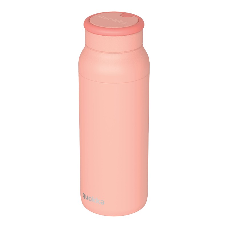 Quokka Echo - Flasche aus Edelstahl 690 ml se silikonovou Griff (rosa)