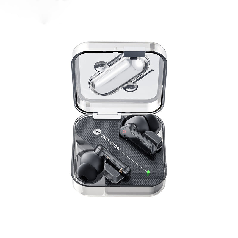 WEKOME V51 Vanguard Series - Kabellose Kopfhörer Bluetooth V5.1 TWS s Lade- pouzdrem (schwarz)