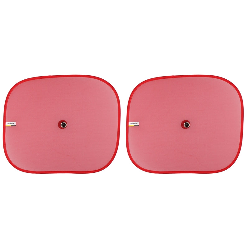 Dunlop - Sluneční clona für boční okna Auto 36x44 cm 2 Stk. (rot)
