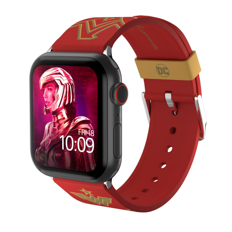 MobyFox DC Comics - Armband für Apple Watch 38/40/41/42/44/45/49 mm (Wonder Woman 1984: Crimson Armor) – Produktabbildung 2